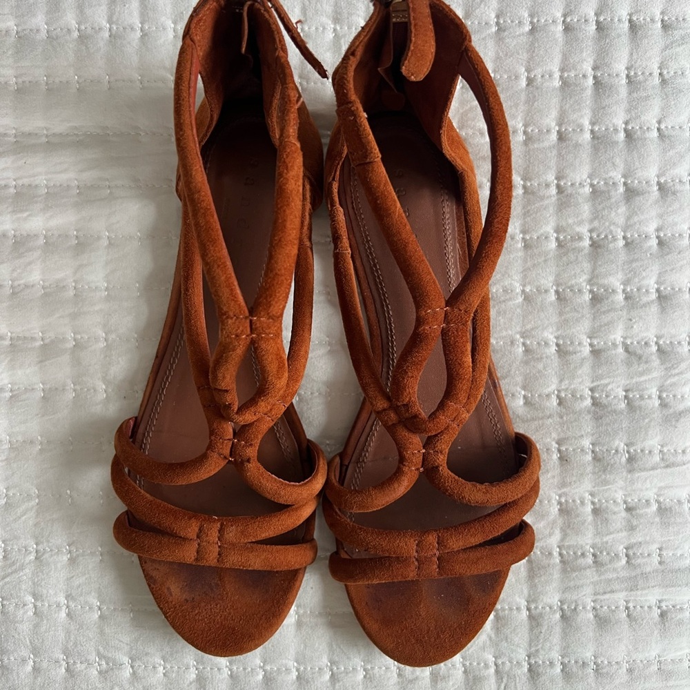 Sandro Women's Tan Suede Sandals